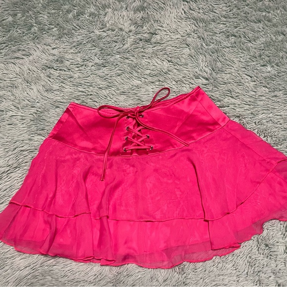 Dolls Kill Dresses & Skirts - Dolls Kill Current Mood Hot Pink Mini Skirt